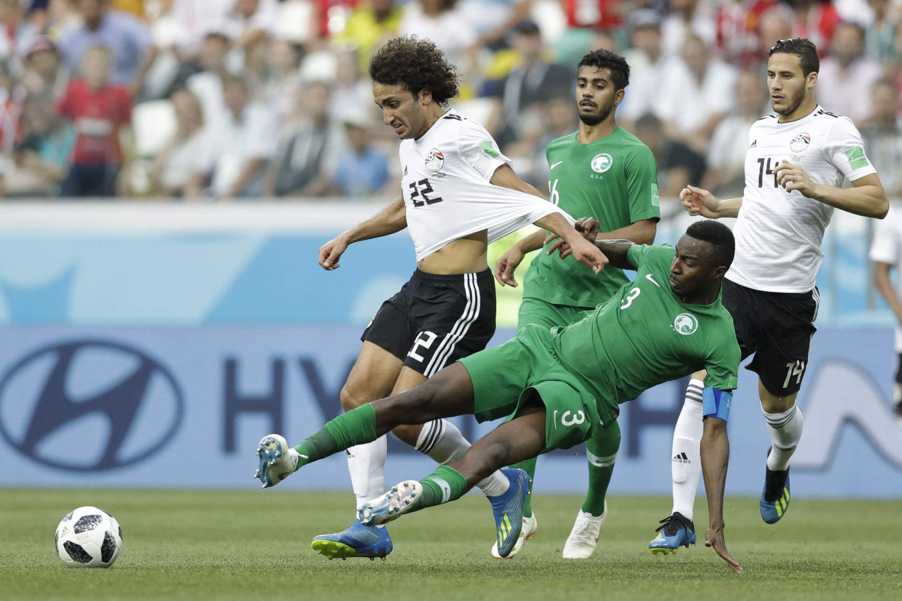 Egypt falls to Saudi Arabia